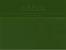 Tablet Screenshot of curtbroharddds.com